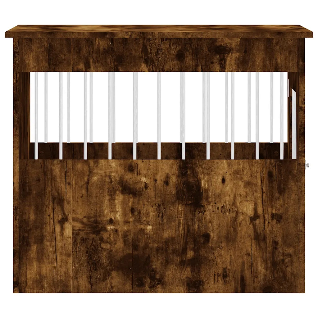 Gabbia Cani da Arredamento Rovere Fumo 55x80x68cm Multistrato CFW6048847