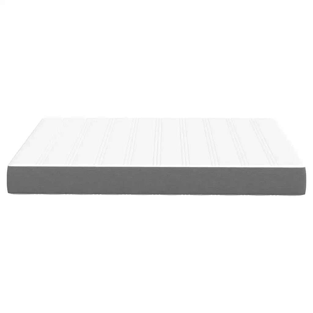 Materasso da Letto Grigio chiaro 160 x 200 cm Tessuto 42008296