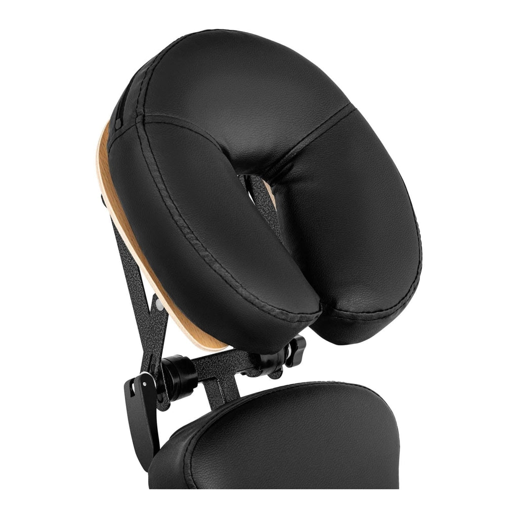Poltrona massaggiante pieghevole in acciaio rivestimento in PVC portata 130 kg con sacco nero 14_0000884