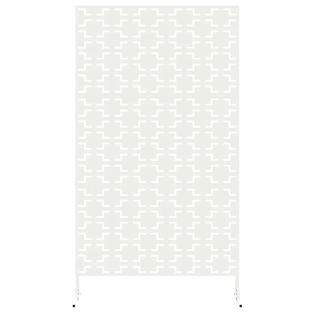 Schermo per Privacy Bianco 100 x 50 x 180 cm Acciaio CFW4408173