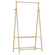 Appendiabiti con Ripiani 96x45,5x150,5 cm in BambÃ¹