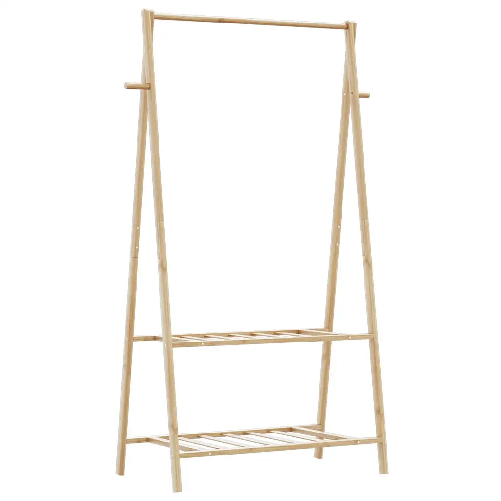 Appendiabiti con Ripiani 96x45,5x150,5 cm in BambÃ¹
