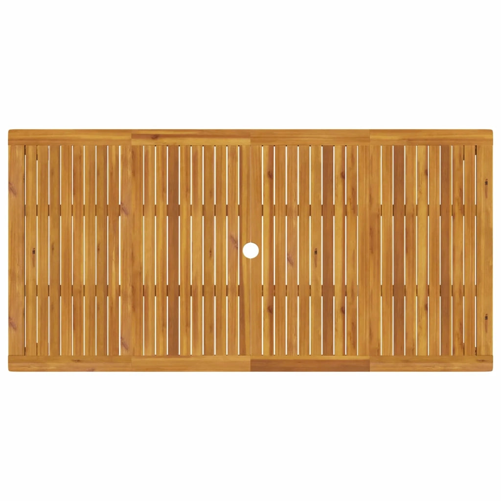 Set da pranzo da giardino da 9 pezzi 9 pz Naturale 3434626