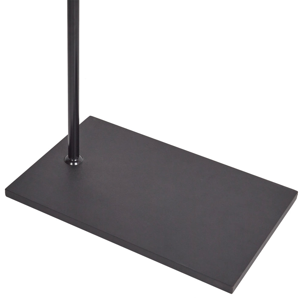 Appendiabiti in metallo nero da 169 cm appendiabiti autoportante industriale moderno pezzo decorativo per corridoio Accessori