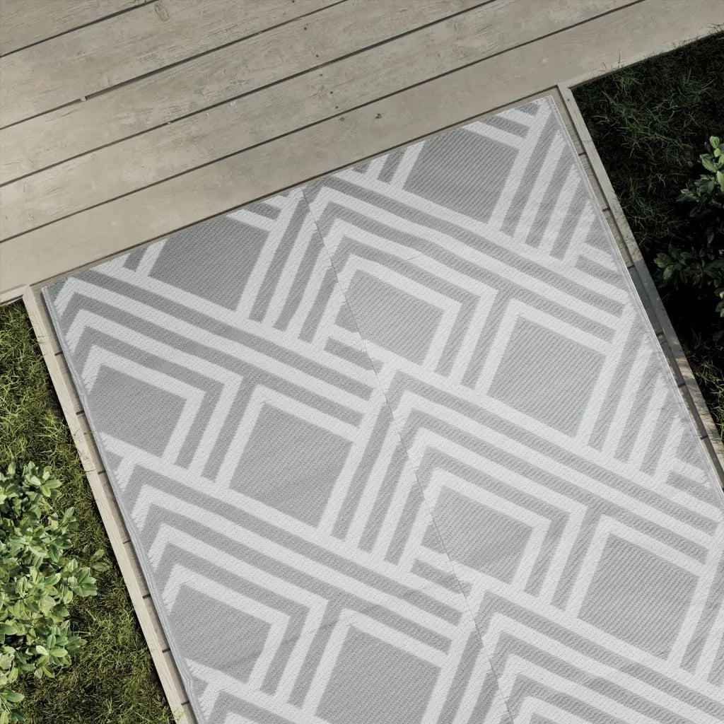 Tappeto da Esterni ARAKIL Grigio 120x180 cm in PP CFW4350051
