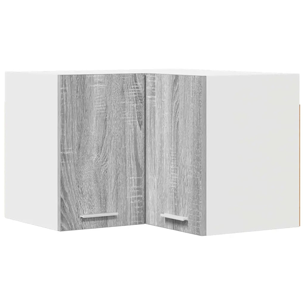 Armadio pensile Grigio Sonoma e Bianco 57 x 57 x 40 cm 884191