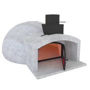 Forno legna artigianale diametro 110 cm capienza 6/8 pizze cottura diretta
