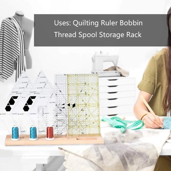 Supporto per righello - grande deposito per strumenti da cucire - supporto per righello patchwork