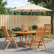 Set da pranzo da esterno con ombrellone 6 pz 3438541