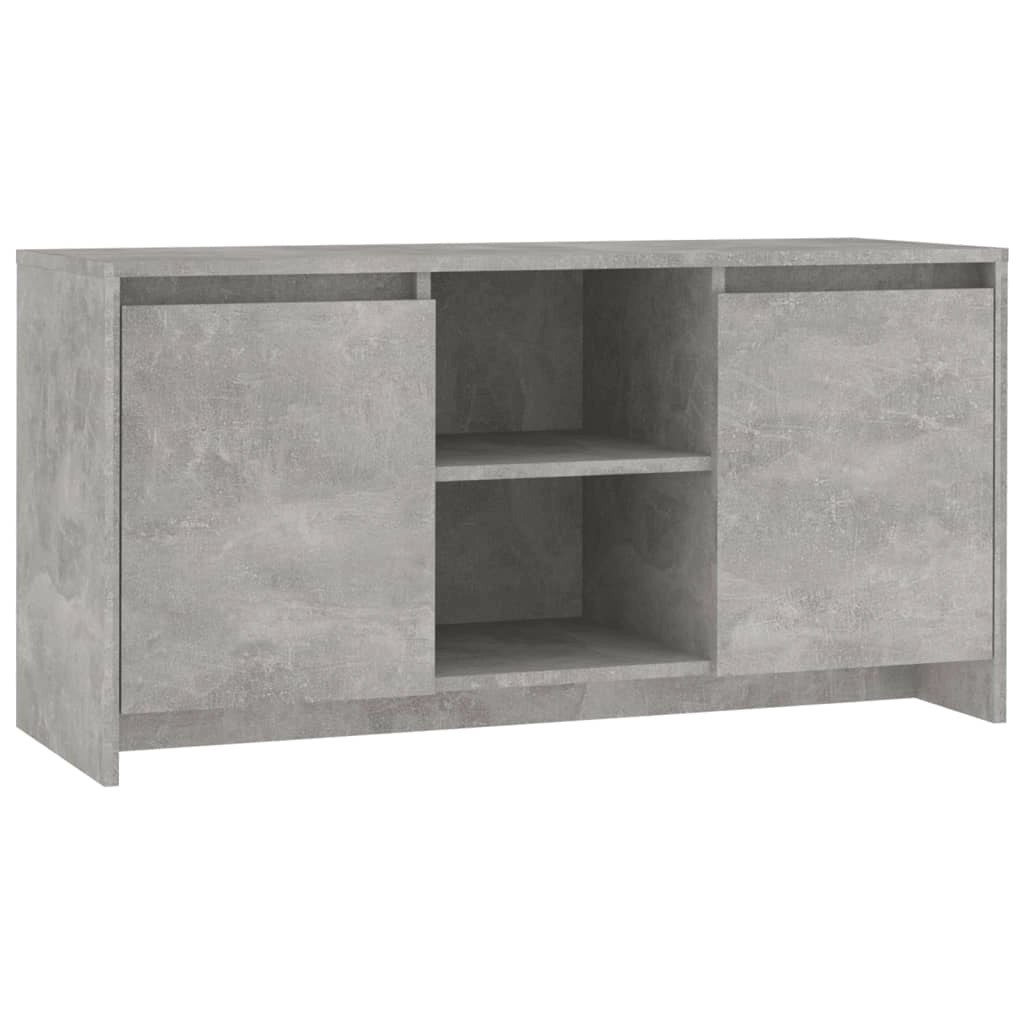Mobile TV multimediale mensola TV credenza mobile TV sala da pranzo soggiorno camera da letto 102 x 37,5 x 52,5 cm legno ingegnerizzato grigio 02_0025612