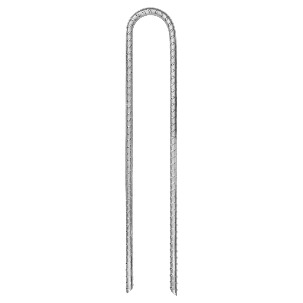 Picchetti per Tenda 6 pz a Forma di U 30cm ?7 mm Acciaio Zincato CFW2569850