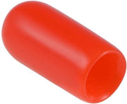 Esercizio Plus - Cappucci in gomma per estremità 5 mm ID rotondi Rosso - Protezione per avvolgimento a vite - Protezione per mobili