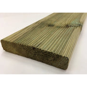 Tavole in legno impregnato zigrinate 30 pezzi sezione 2,8x11,5 cm lunghezza 240 cm per pavimentazioni e rivestimenti - Esterni da Vivere