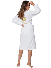 Accappatoio Queen White Collar L