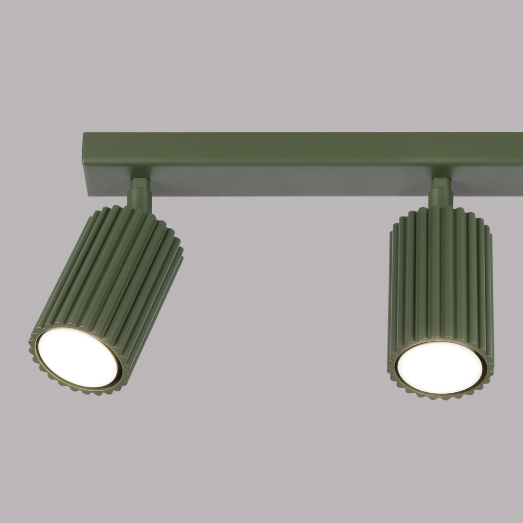 Plafoniera GRAVIO Pure Lume verde oliva 45cm 3xGU10