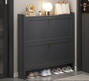 scarpiera Scarpiera con cassetti ribaltabili, scarpiera da Ingresso scarpiera Sottile da appoggio, Mobile in Legno Organizer per Scarpe per Armadio corridoio scarpiera Soggiorno