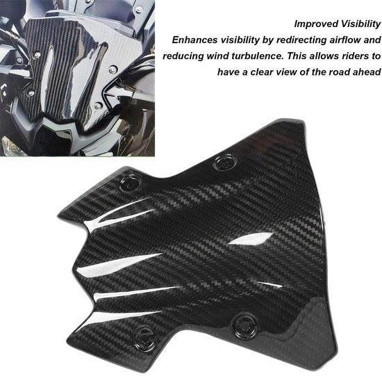 Vetrata di Motorizzazione in Fibra di Carbonio - Migliorata Visibilità - Protezione dal Vento - Sicurezza - Comfort - Riduzione della Tensione - Vetrata di Motorizzazione