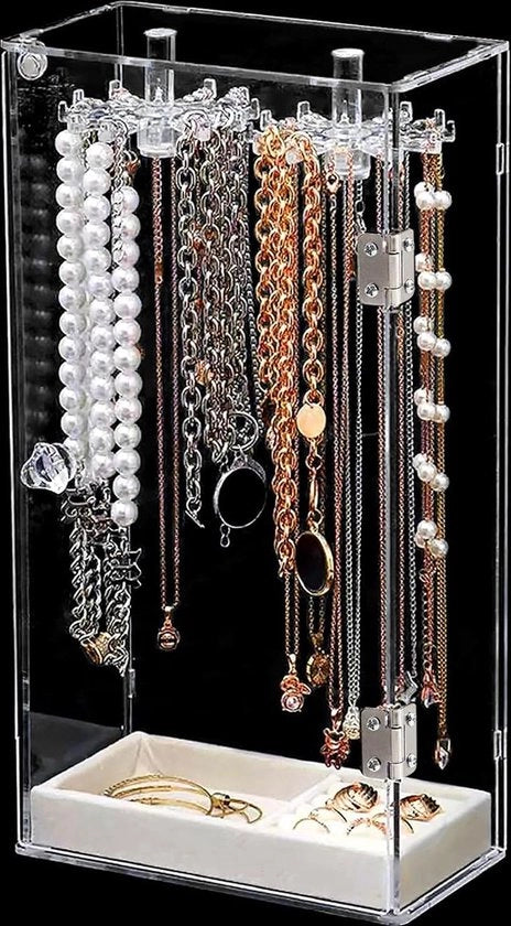 Organizzatore di accessori per collane, anelli, bracciali, orecchini, orologi - regalo per donne - contenuto HTML - richiesto