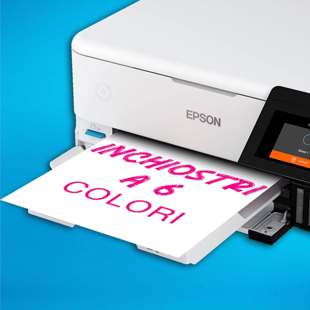 EcoTank ET-8500 Ad inchiostro A4 5760 x 1440 DPI 32 ppm Wi-Fi (Epson EcoTank ET-8500 Inkjet Printer Multi Function 6 Inks)