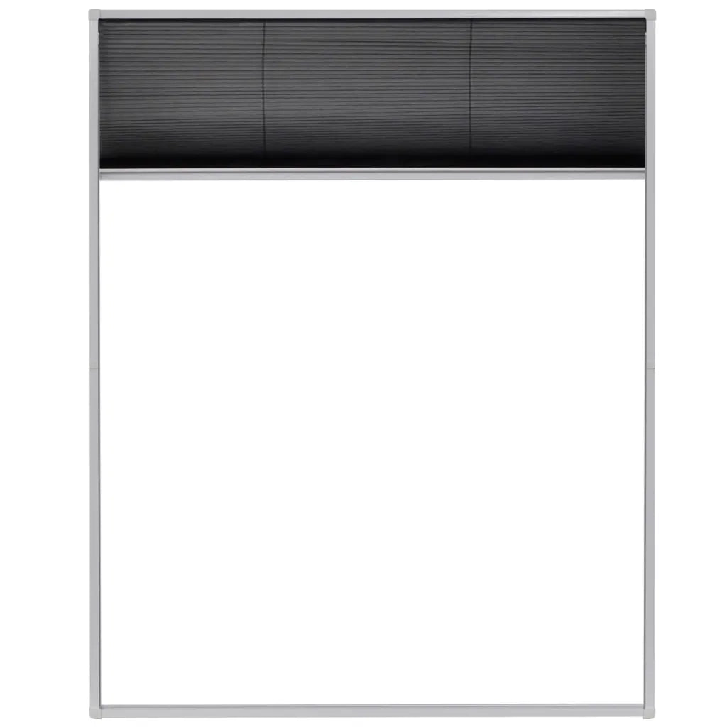 Zanzariera Plissettata per Finestre in Alluminio 80x100 cm 142611