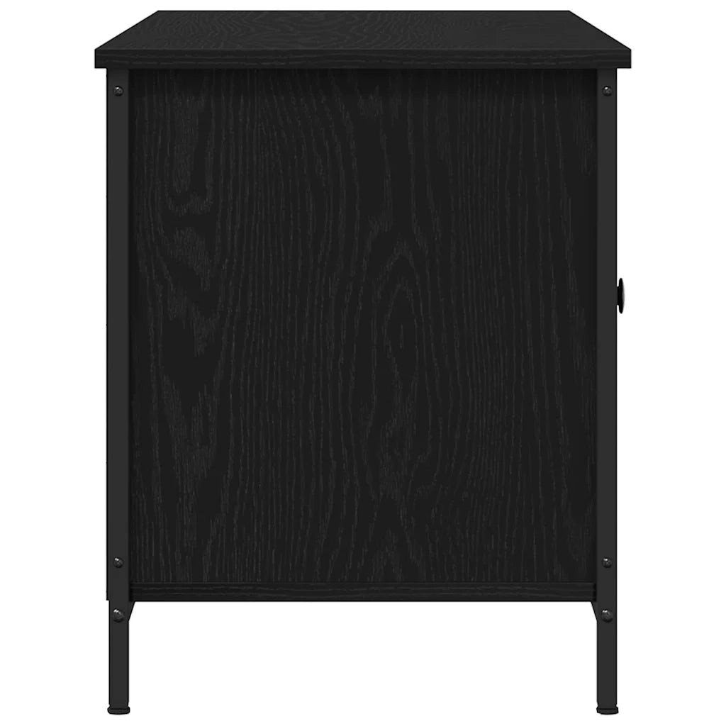 Mobile TV 100 x 40 x 50 cm Rovere nero Legno ingegnerizzato 862141