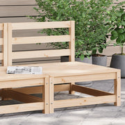 Divano Giardino Senza Braccioli 70x70x67cm Legno Massello Pino 837914
