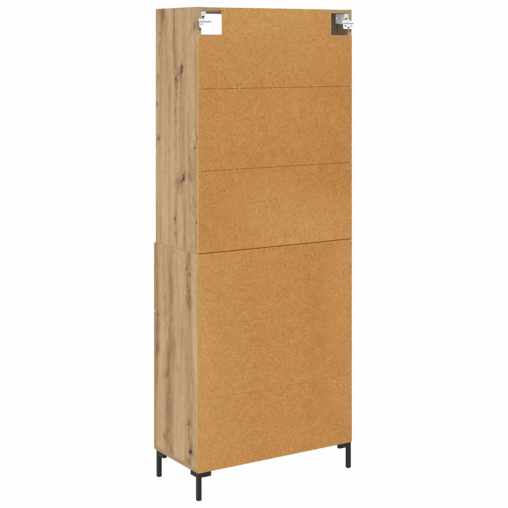 Credenza con cassetto Rovere artigianale 69,5 x 34 x 180 cm