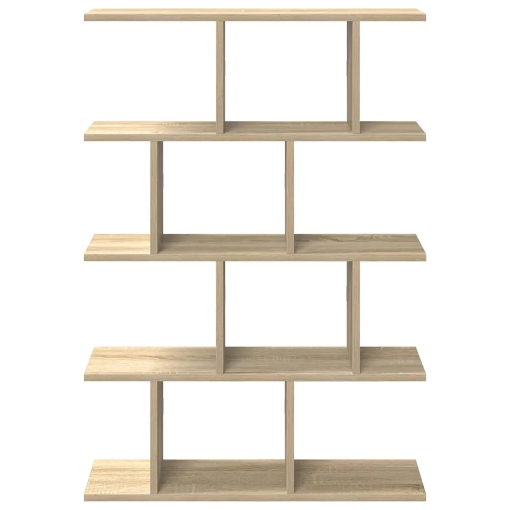 Mensola a Cubo da Muro 12 Scomparti in Truciolato Rovere Sonoma 860015