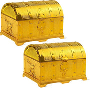 Set di Cassetti da Tesoro per Bambini Antichi Stile Pirata da 2 pezzi