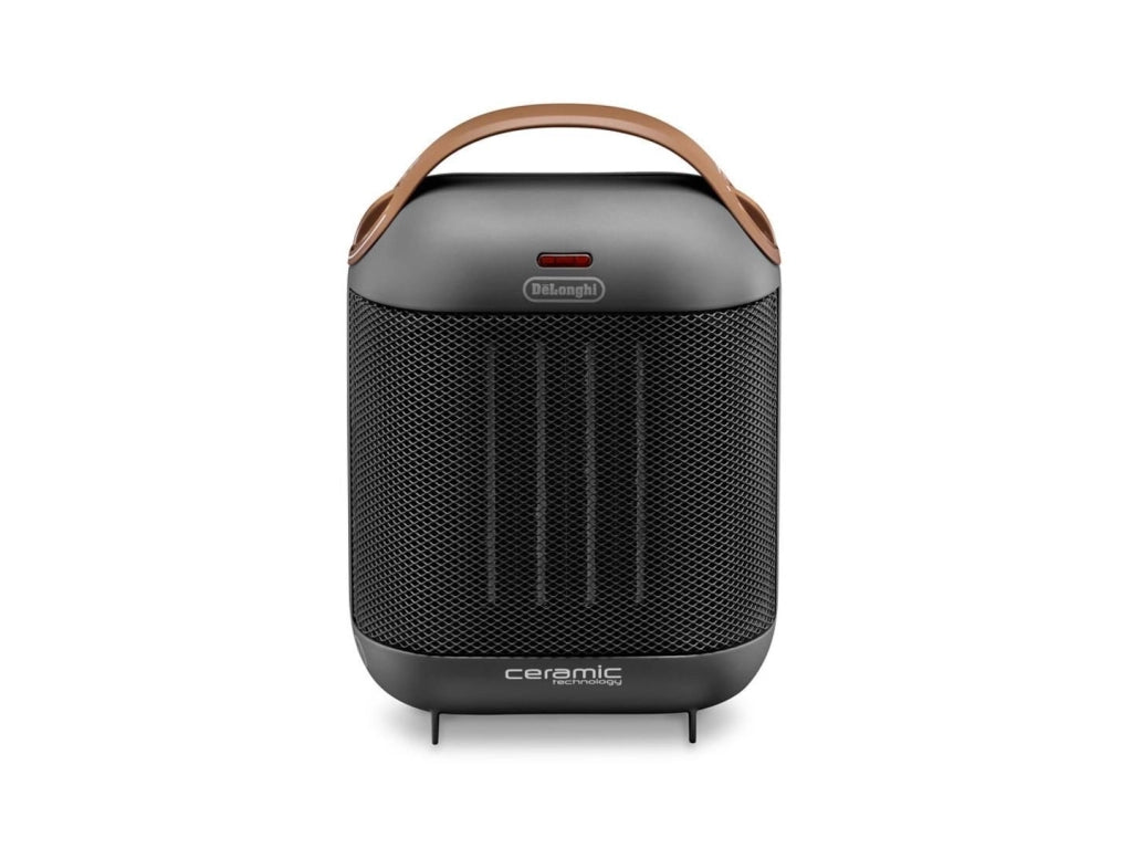 DeLonghi HFX30C18.AG stufetta elettrica Stufetta con elettroventola Interno Nero, Grigio 1800 W