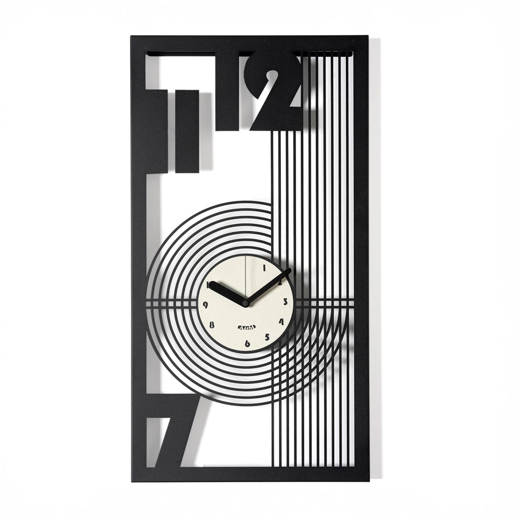 Orologio classico Gropius Nero,avorio