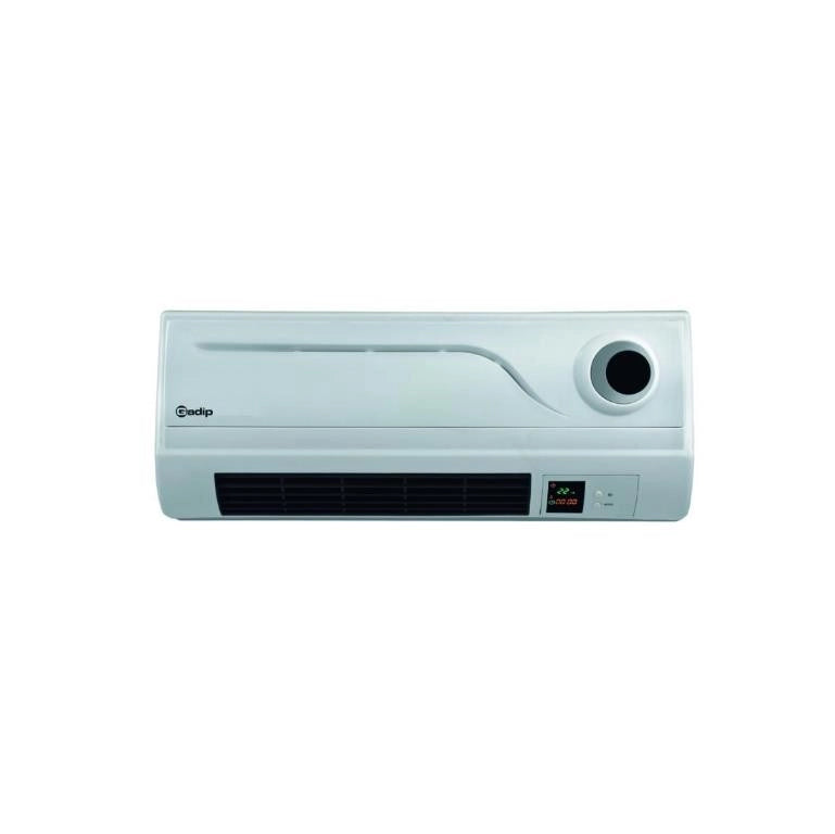 Stufa Elettrica Termoconvettore a Parete Ceramico Milna 2000 Watt