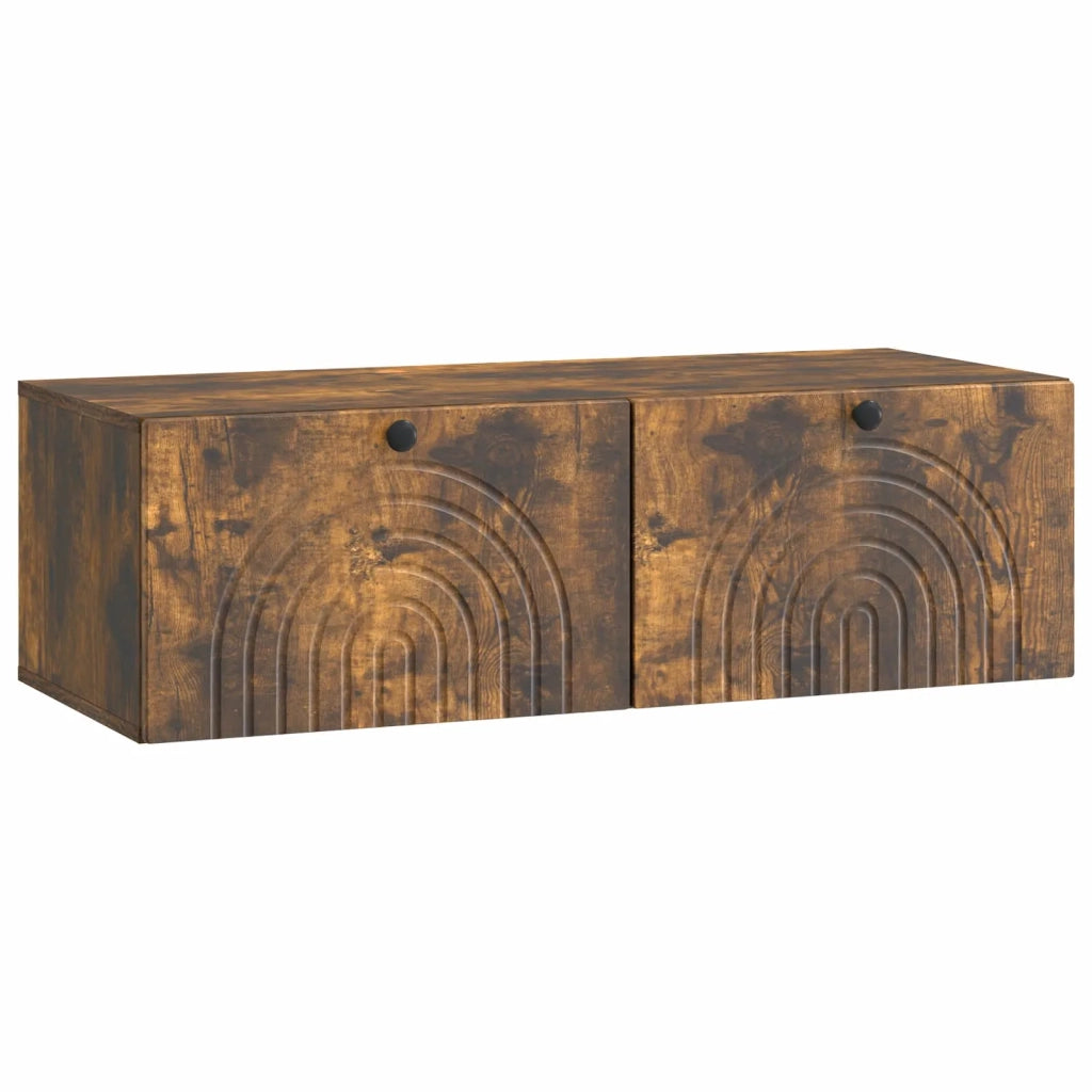 Mobile Porta TV da Muro Rovere Fumo 99 x 41 x 30 cm 898190
