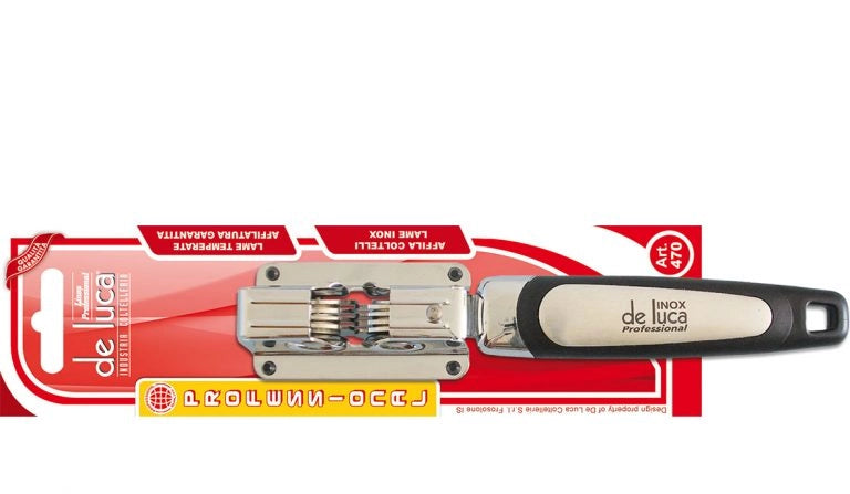 Affilacoltelli Inox Professional Contati - De Luca Coltellerie