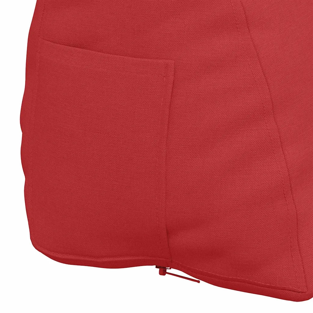 Cuscino per Schiena Rosso 45 x 20 x 35 cm Tessuto 42015014