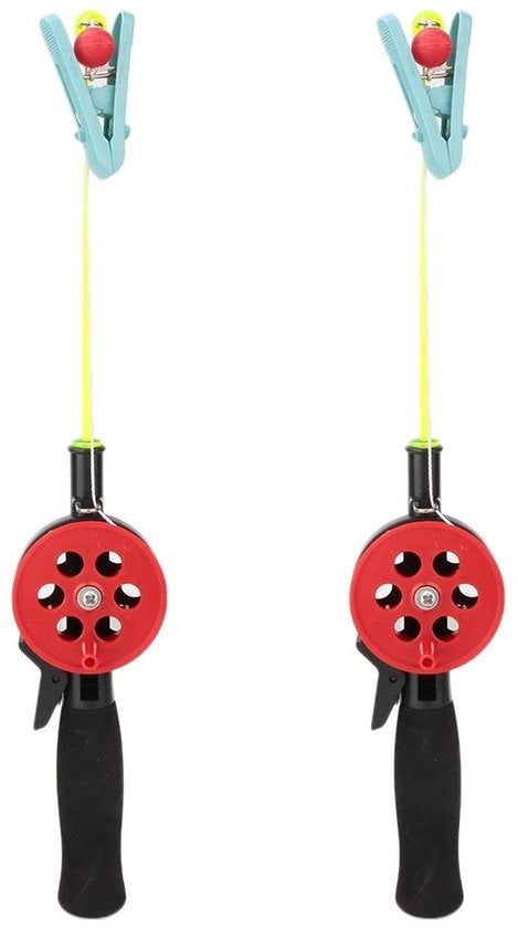 Kit di pesca per bambini - Mini portatile 13.3in - Cattura granchi - Per pesca al ghiaccio - 2 pezzi