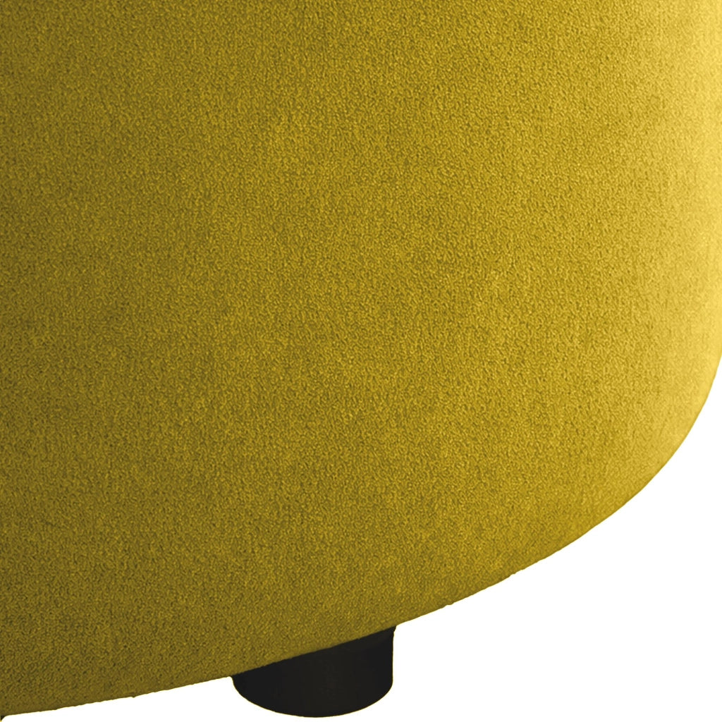 Pouf Contenitore Pantin In Velluto giallo