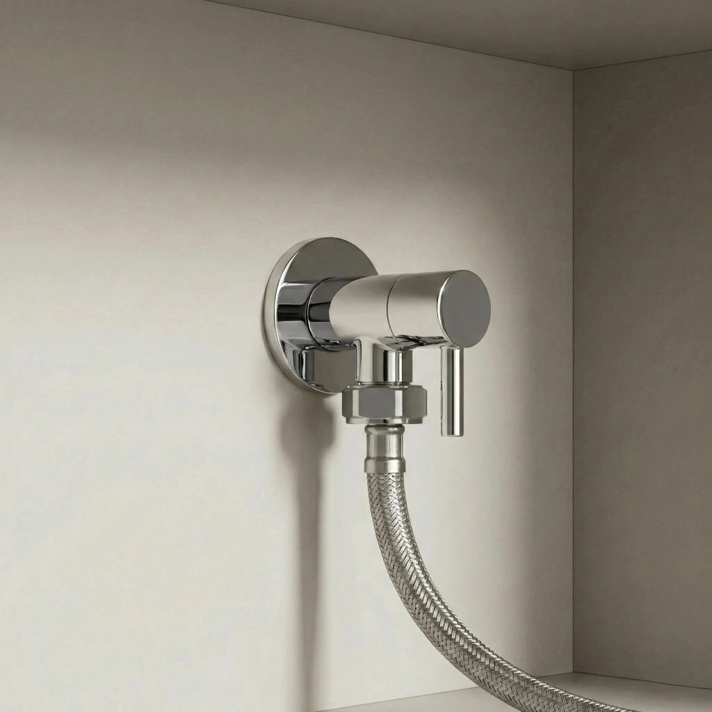 Valvola Ad Angolo 1/2" X 3/4" Chrome