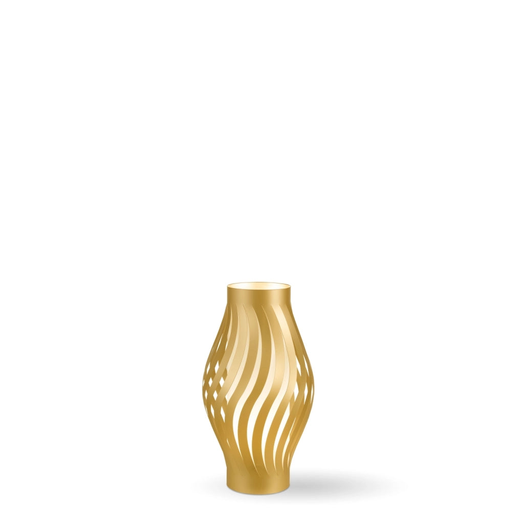 Lampada Da Scrivania-Ufficio Moderna Helios Polilux ® New Gold 1 Luce E14