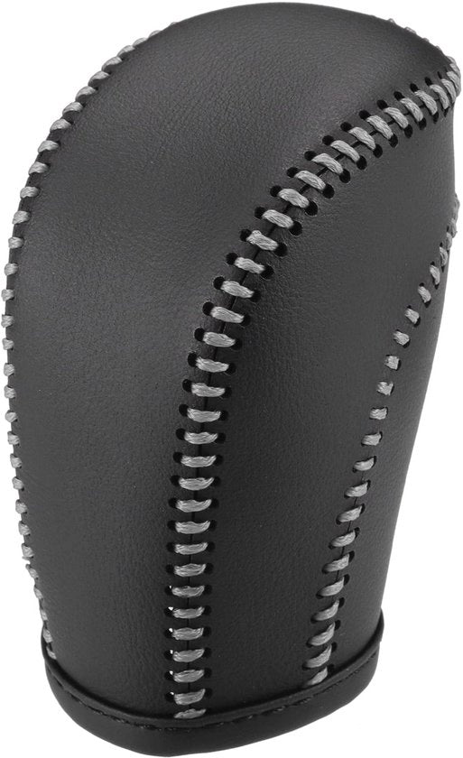 Pompa del cambio universale per Volkswagen Atlas con guaina in pelle artificiale - manopola del cambio - universale - stiksels grigi - facile da installare - pompa del cambio