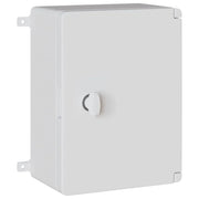 Armadio elettrico moderno per stoccaggio interno/esterno 47 x 20 x 60 cm plastica grigia 02_0058192