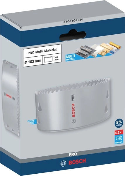 SEGA A TAZZA MULTIMATERIALE BOSCH PRO 102mm - 2608901534