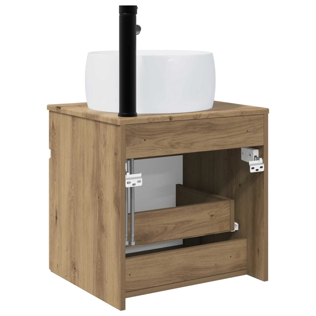 Mobile lavabo da parete Rovere Artigianale 49 x 44,5 x 66 cm