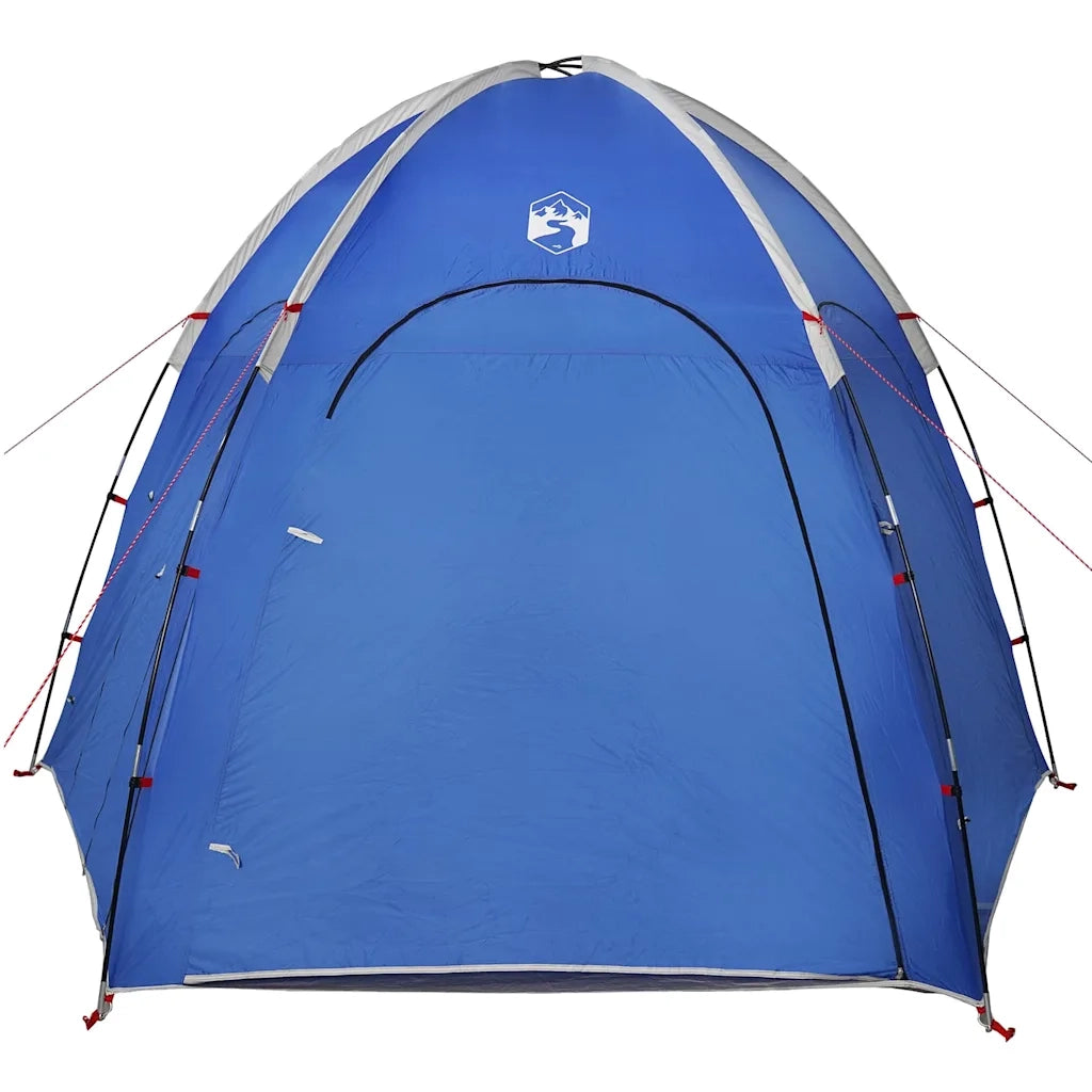 Tenda da Piscina con tetto-Tenda Spiaggia per Piscina Blu Azzurro 366 x 305 x 231 cm