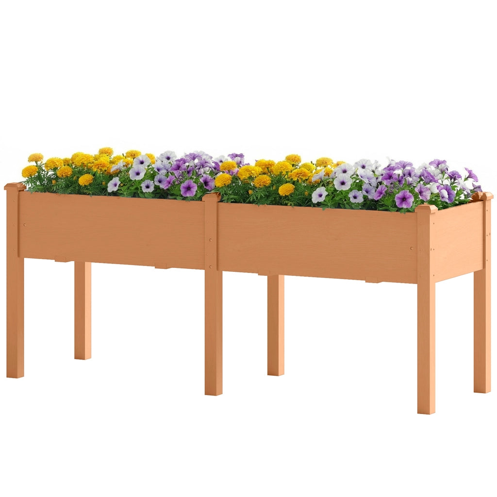 Tavolo da pranzo in legno di acacia 6 posti rettangolare ¨C zephmum ¨C marrone 184x59x76,5 cm