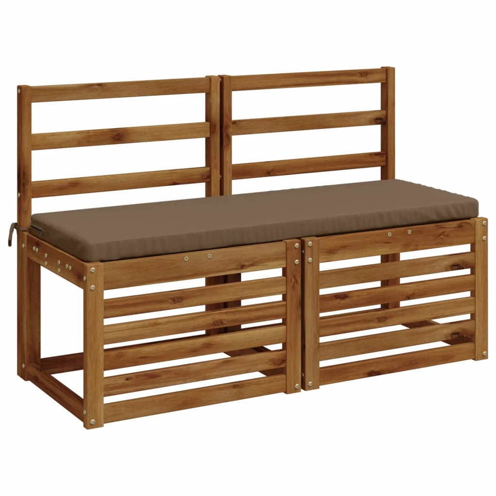Cuscino per panchina SOEST 100% Poliestere Tortora 948794
