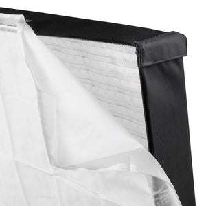 Flex 500 LED Set Pannello luminoso a LED bicolor con softbox con diffusore frontale, lampada da 50 W, 1.995 Lux/1m, luce fotografica dimmerabile, accessori fotografia