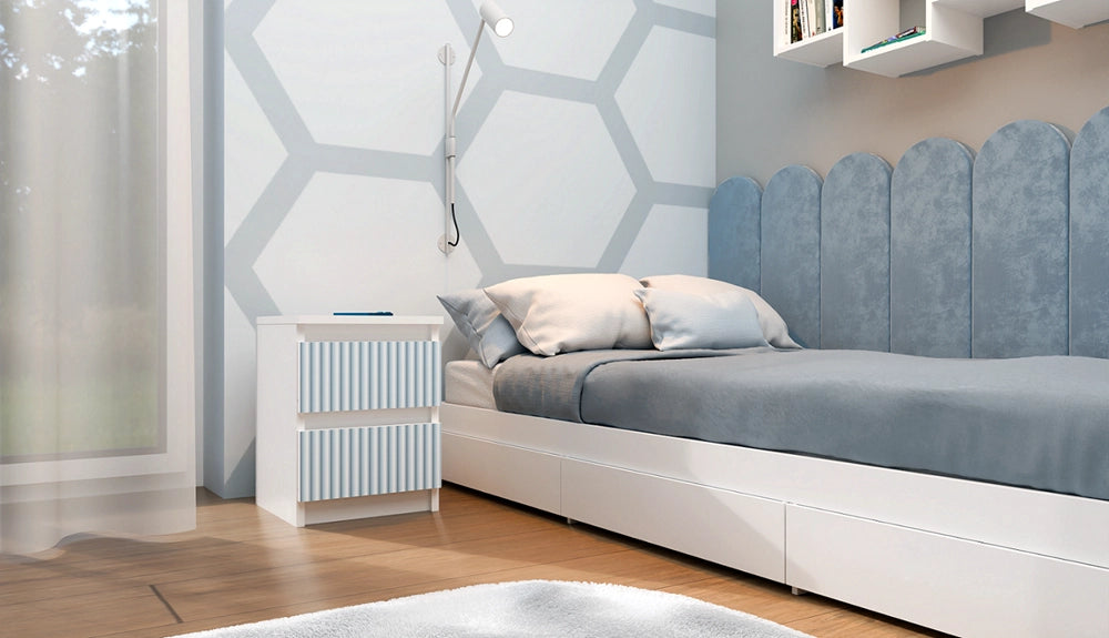 Comodino MALWA M2 ARTESO blu / blu