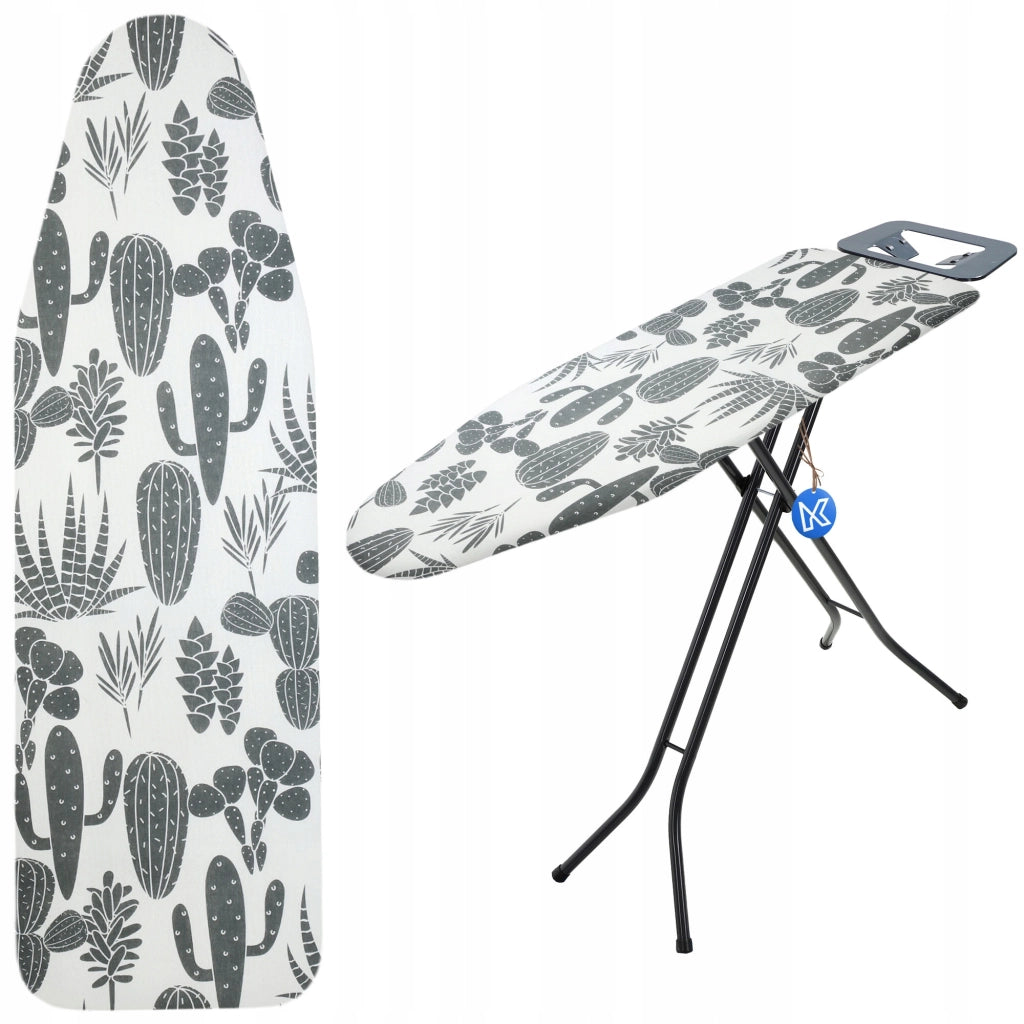Fodera per asse da stiro KADAX 132x48cm elasticizzata con motivo cactus