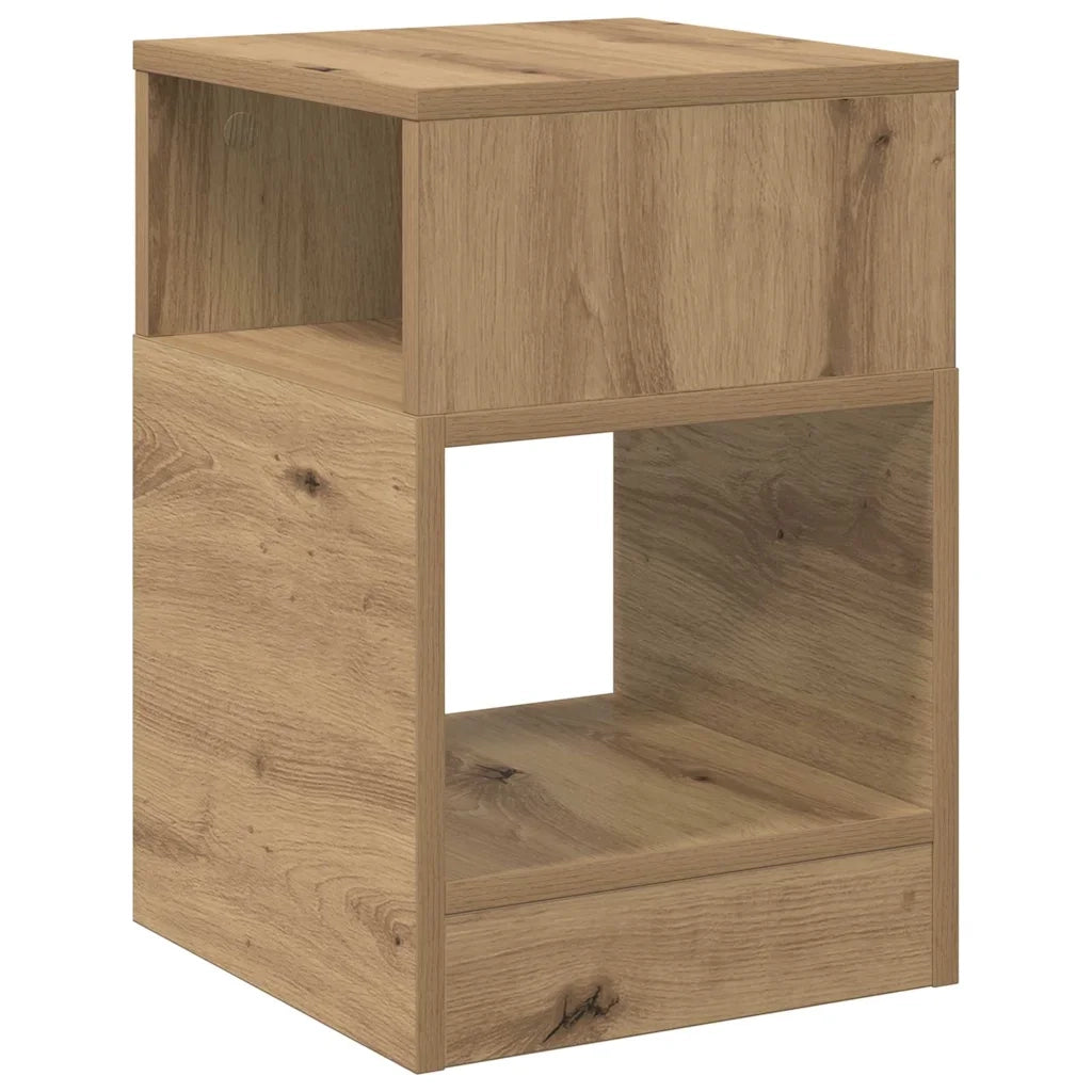 Tavolino Rovere artigianale 30,5 x 30 x 45 cm Legno multistrato 890910